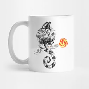 chameleon with Lollipop Mug